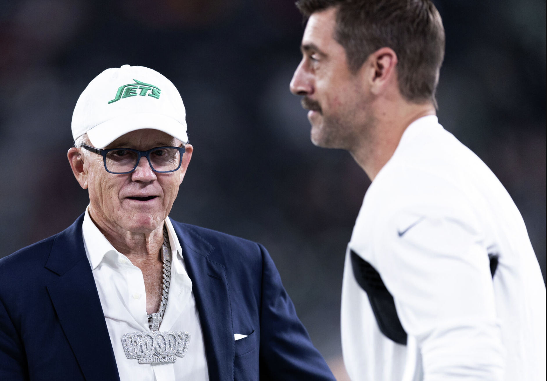 Woody Johnson, Aaron Rodgers